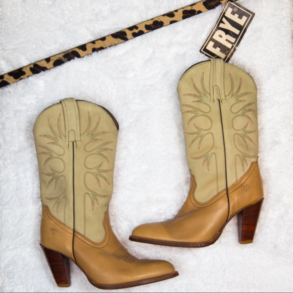 Vintage Frye cowboy boots